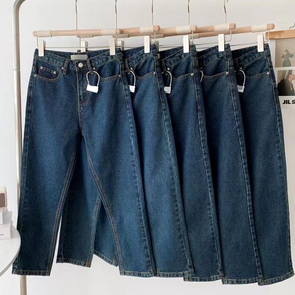 women's jeans solid office lady fall woman high waist ankle-length pants women autumn pockets stretchy all match denim bottoms, Blue
women's jeans solid office lady fall woman high waist ankle-length pants women autumn pockets stretchy all match denim bottoms, Blue