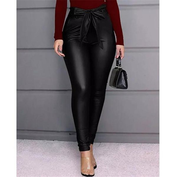 women's pants & capris women pu faux leather winter womens female bow high waist elastic trousers casual stretch slim pencil, Black;white
women's pants & capris women pu faux leather winter womens female bow high waist elastic trousers casual stretch slim pencil, Black;white
