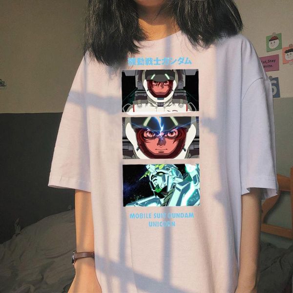 women's t-shirt printed gundam head t shirts anime mech robot mecha japan harajuku gunpla tshirt women casual camisa tee, White
women's t-shirt printed gundam head t shirts anime mech robot mecha japan harajuku gunpla tshirt women casual camisa tee, White