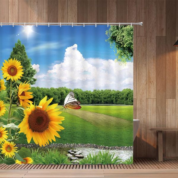 shower curtains sunflower flower curtain butterfly floral green leaf plant natural scenery bathroom decor hanging set waterproof
shower curtains sunflower flower curtain butterfly floral green leaf plant natural scenery bathroom decor hanging set waterproof