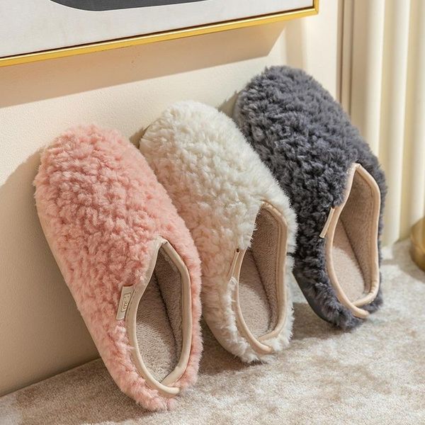 slippers winter warm faux fur women comfort home slides plush bedroom men shoes indoor furry chinelo feminino chaussure house, Black
slippers winter warm faux fur women comfort home slides plush bedroom men shoes indoor furry chinelo feminino chaussure house, Black