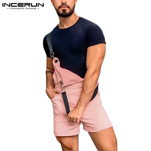 men's shorts men rompers summer streetwear patchwork breathable loose casual bib jumpsuits pockets 2021 leisure overalls incerun, White;black
men's shorts men rompers summer streetwear patchwork breathable loose casual bib jumpsuits pockets 2021 leisure overalls incerun, White;black