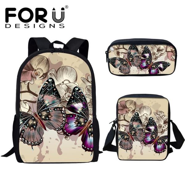 3pcs/set school bag set girl backpack 3d butterfly orthopedic schoolbags for teenage boys students back mochila bags
3pcs/set school bag set girl backpack 3d butterfly orthopedic schoolbags for teenage boys students back mochila bags