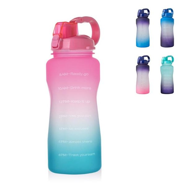 colorful gradient large capacity 2000ml sports bottle with straw portable drink h053 water
colorful gradient large capacity 2000ml sports bottle with straw portable drink h053 water