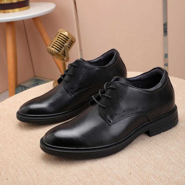 inner increase 6cm layer cowhide work ess leather shoes fashion star business wedding men's, Black
inner increase 6cm layer cowhide work ess leather shoes fashion star business wedding men's, Black