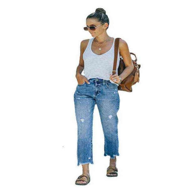 and winter autumn cat bearded monkey nine point waist be wash straight jeans, Blue
and winter autumn cat bearded monkey nine point waist be wash straight jeans, Blue