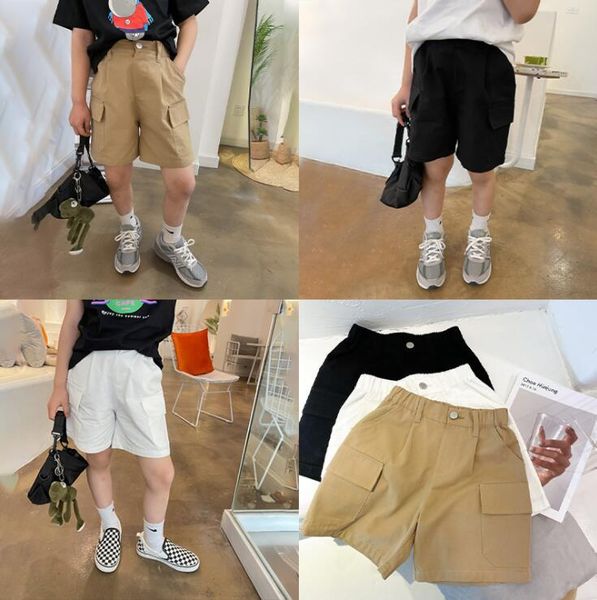 arrival girls boys shorts summer fashion kids 3-8 years qm769, Black