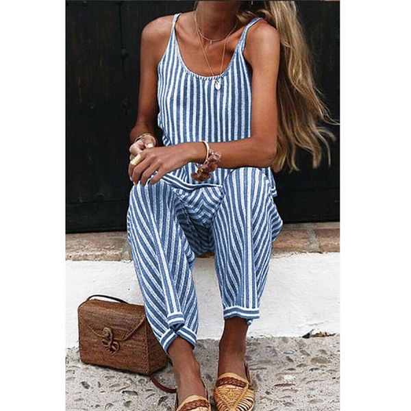 women's jumpsuits & rompers women spaghetti strap summer playsuit jumpsuit sleeveless high waist ladies bodycon party romper trousers, Black;white
women's jumpsuits & rompers women spaghetti strap summer playsuit jumpsuit sleeveless high waist ladies bodycon party romper trousers, Black;white