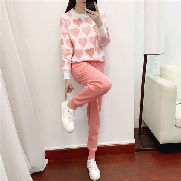 women's tracksuits sweater suits for beaded knitted suits love printed long sleeve + elastic waist harem pants sets tracksuit ba87, Gray
women's tracksuits sweater suits for beaded knitted suits love printed long sleeve + elastic waist harem pants sets tracksuit ba87, Gray