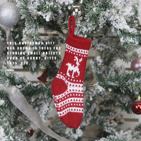 christmas decorations hanging sock fireplace window wall knitted candy gift storage home decoration, white
christmas decorations hanging sock fireplace window wall knitted candy gift storage home decoration, white