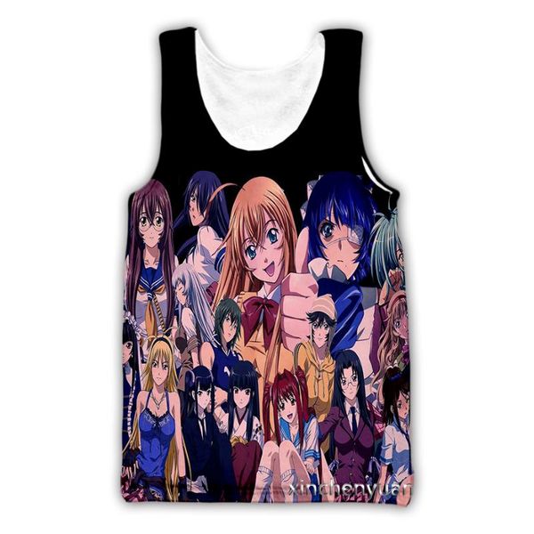men' tank xinchenyuan anime ikkitousen 3d printed casual undershirt summer streetwear men'/women' fashion vest a115, White;black
men' tank xinchenyuan anime ikkitousen 3d printed casual undershirt summer streetwear men'/women' fashion vest a115, White;black