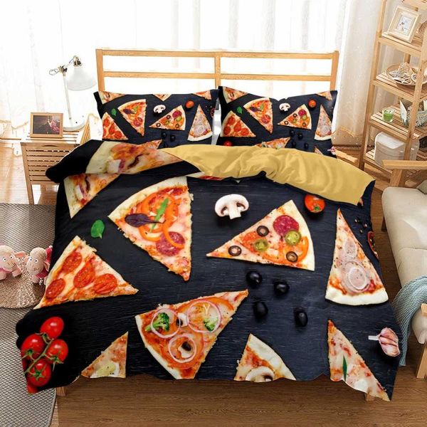 print 3d pizza duvet cover sets egyptian cotton 2/3pcs bedding set comforter full king size home textiles bedclothes
print 3d pizza duvet cover sets egyptian cotton 2/3pcs bedding set comforter full king size home textiles bedclothes