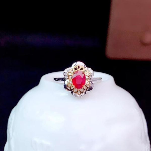 cluster rings 2021 blue z/ red ruby ring for woman 925 sterling silver certified natural gem engagement girl festival gift, Golden;silver
cluster rings 2021 blue z/ red ruby ring for woman 925 sterling silver certified natural gem engagement girl festival gift, Golden;silver