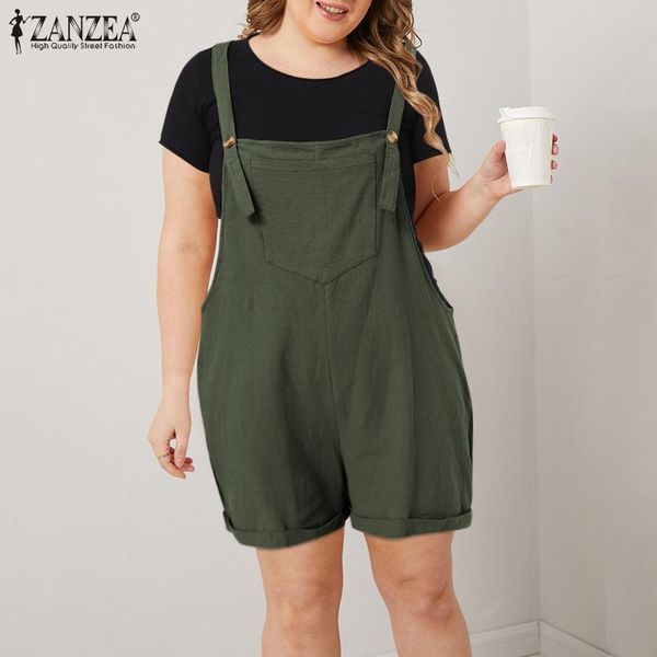 women's plus size pants fashion solid short romper summer suspender mini playsuit lady cotton overall women casual sleeveless jumpsui, Black
women's plus size pants fashion solid short romper summer suspender mini playsuit lady cotton overall women casual sleeveless jumpsui, Black