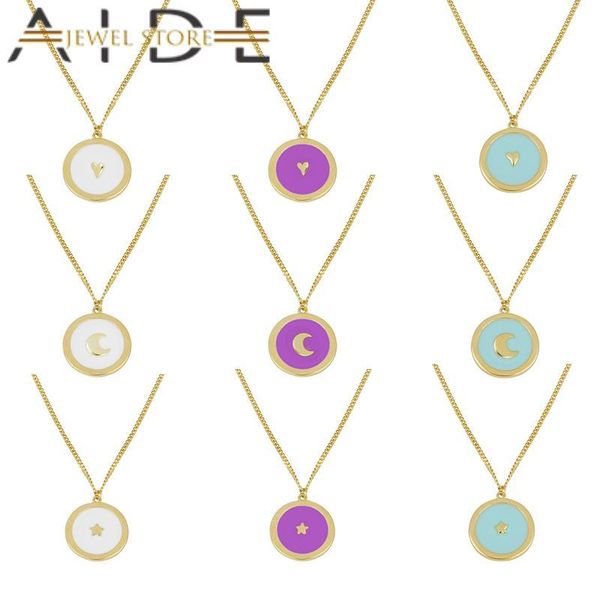 chains aide 925 sterling silver dripping oil star moon love pendant necklaces for birthday gift colorful enamel chain collier femme
chains aide 925 sterling silver dripping oil star moon love pendant necklaces for birthday gift colorful enamel chain collier femme