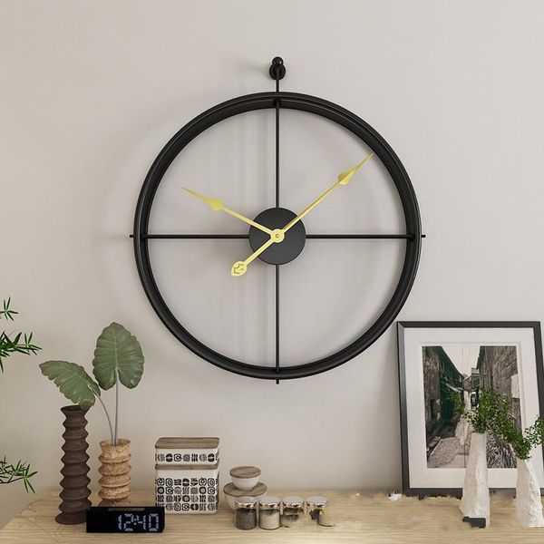 wall clocks 50cm large round metal clock silent watch modern design for home decor living room office european style
wall clocks 50cm large round metal clock silent watch modern design for home decor living room office european style
