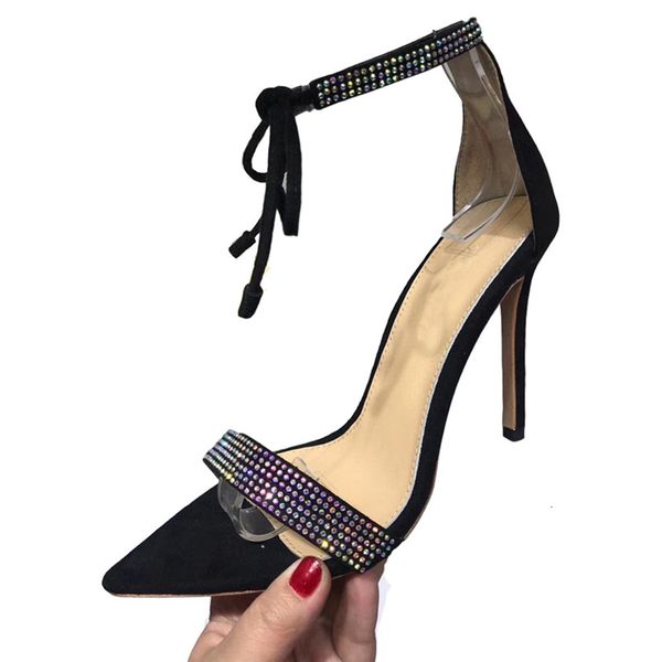 sandals women bling crystal high heel runway design summer party shoes pointed toe dress sandalies feninina 8f4e, Black
sandals women bling crystal high heel runway design summer party shoes pointed toe dress sandalies feninina 8f4e, Black
