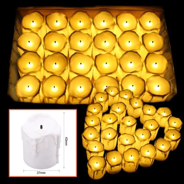 candles 24 pack tea lights flameless led brightness warm white electric candle for halloween christmas festival party decor
candles 24 pack tea lights flameless led brightness warm white electric candle for halloween christmas festival party decor