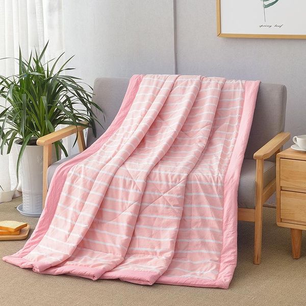 pink stripe air conditioned comforter duvet office dormitory soft comfortable lightweight home textile summer quilt only comforters & sets
pink stripe air conditioned comforter duvet office dormitory soft comfortable lightweight home textile summer quilt only comforters & sets
