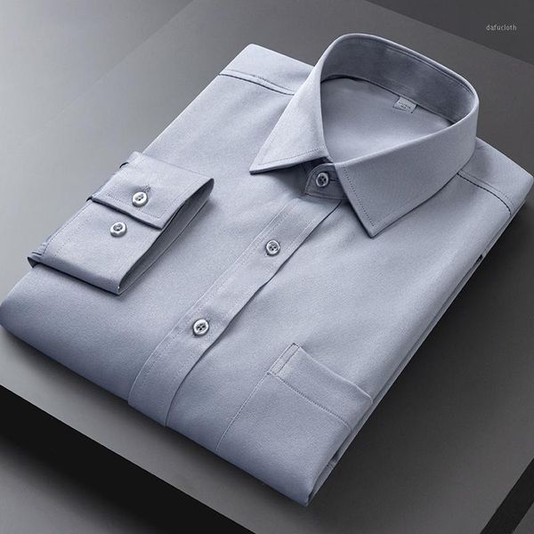 men's casual shirts cotton oxford shirt men's long sleeve fashion single patch pocket dress men standard-fit button-down collar, White;black
men's casual shirts cotton oxford shirt men's long sleeve fashion single patch pocket dress men standard-fit button-down collar, White;black
