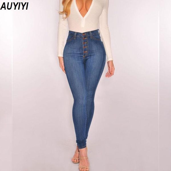 women's jeans auyiyi 2021 fashion product high waist stretch elegant temperament slim ieans women, Blue
women's jeans auyiyi 2021 fashion product high waist stretch elegant temperament slim ieans women, Blue