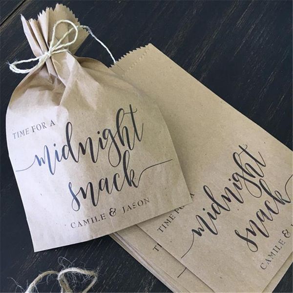 gift wrap custom midnight snack wedding favor bags - cookie candy bags- trail mix popcorn buffet -desserts treat
gift wrap custom midnight snack wedding favor bags - cookie candy bags- trail mix popcorn buffet -desserts treat