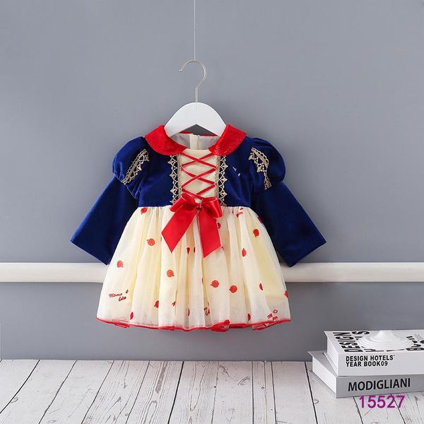 girl's dresses winter children's clothing comfortable long sleeve girls dress gorgeous princess infant velvet bow net yarn kids cl, Red;yellow
girl's dresses winter children's clothing comfortable long sleeve girls dress gorgeous princess infant velvet bow net yarn kids cl, Red;yellow