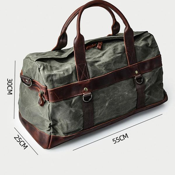 duffel bags high-capacity travel bag retro oil wax hand luggage cowhide handbags one shoulder canvas fitness men's
duffel bags high-capacity travel bag retro oil wax hand luggage cowhide handbags one shoulder canvas fitness men's