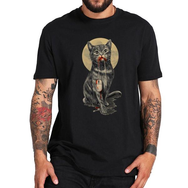 men's t-shirts eu size 100% cotton cat digital print t shirt summer arrival short sleeve male tshirt homme, White;black
men's t-shirts eu size 100% cotton cat digital print t shirt summer arrival short sleeve male tshirt homme, White;black