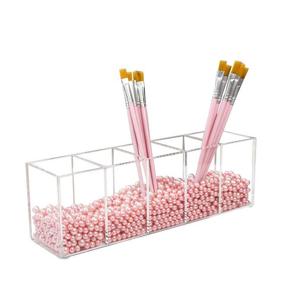 acrylic makeup brushes organizer box container storage clear cosmetic 5 slot boxes & bins
acrylic makeup brushes organizer box container storage clear cosmetic 5 slot boxes & bins