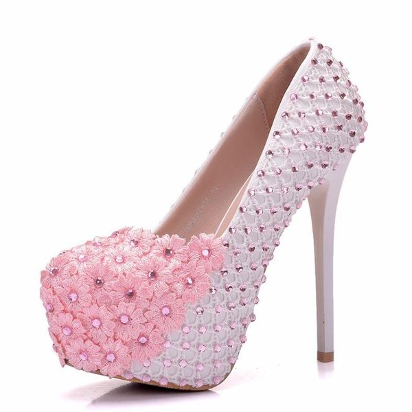 dress shoes 2021 spring and summer round female high-heeled shallow mouth diamond pierced bride banquet large size 14cm, Black
dress shoes 2021 spring and summer round female high-heeled shallow mouth diamond pierced bride banquet large size 14cm, Black