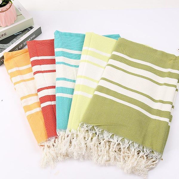 towel turkish bath with tassel soft stripe beach towels extra large travel camping shawl sunscreen tapestry 100x180cm
towel turkish bath with tassel soft stripe beach towels extra large travel camping shawl sunscreen tapestry 100x180cm