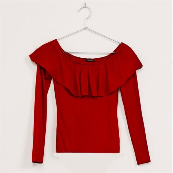 plus size t-shirt spring women off shoulder 2021 casual long sleeve slash neck cotton shirt fashion blusas l-6xl, Black
plus size t-shirt spring women off shoulder 2021 casual long sleeve slash neck cotton shirt fashion blusas l-6xl, Black