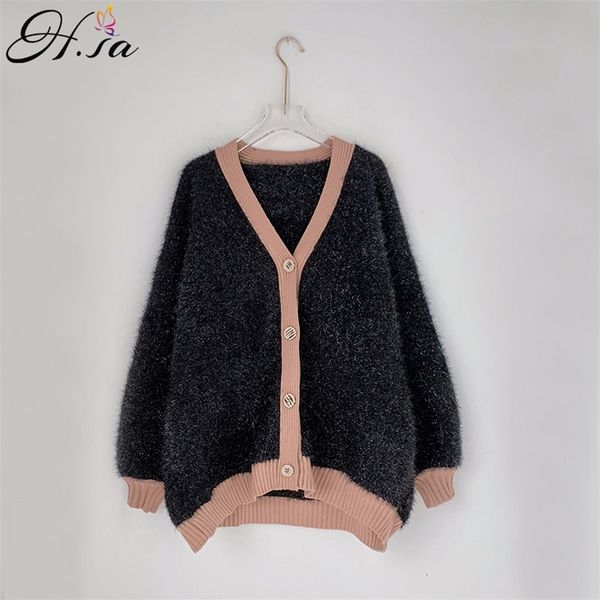 women cashmere sweater and cardigans v neck harajuku casual poncho jumpers lartern sleeve loose fake fur 210430, White
women cashmere sweater and cardigans v neck harajuku casual poncho jumpers lartern sleeve loose fake fur 210430, White