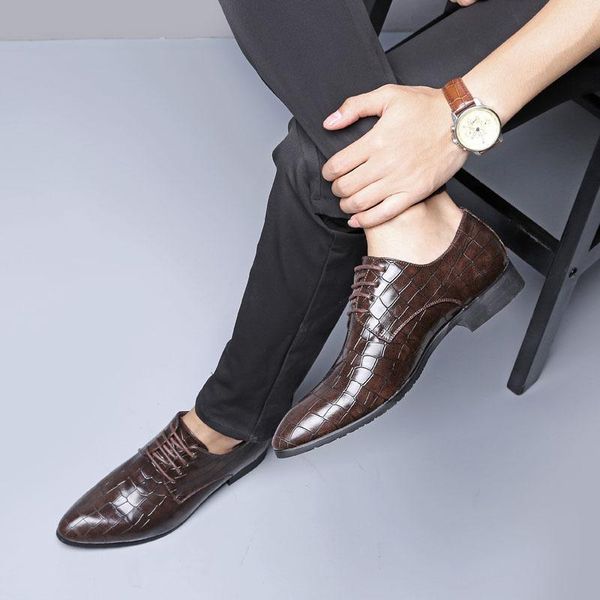 dress shoes men formal round toe flats brand leather classic business gentleman plus big size 38-48, Black
dress shoes men formal round toe flats brand leather classic business gentleman plus big size 38-48, Black