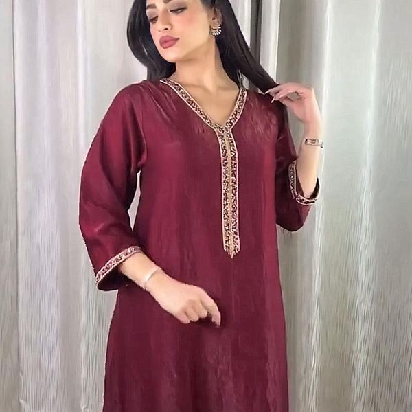 ethnic clothing abaya dubai muslim satin dress turkey islamic jalabiya evening dresses for women robe femme kaftan musulman vestidos, Red
ethnic clothing abaya dubai muslim satin dress turkey islamic jalabiya evening dresses for women robe femme kaftan musulman vestidos, Red