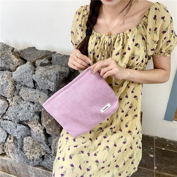 fashion corduroy cosmetic bag zipper solid color make up bags korean makeup beauty wash organizer toiletry pouch clutch 7 colors & cases
fashion corduroy cosmetic bag zipper solid color make up bags korean makeup beauty wash organizer toiletry pouch clutch 7 colors & cases