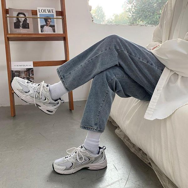 men's jeans 2021 spring and autumn black gray men retro loose korean fashion casual wide-leg pants s-3xl blue nine-point
men's jeans 2021 spring and autumn black gray men retro loose korean fashion casual wide-leg pants s-3xl blue nine-point