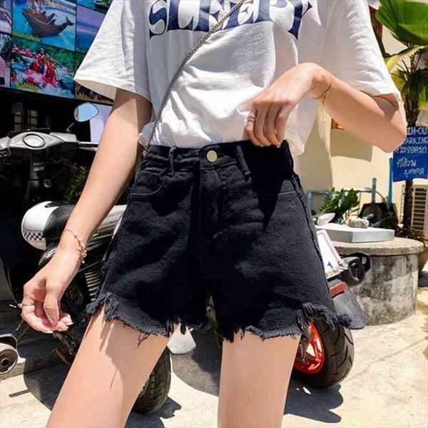 summer basic denim shorts women korean casual cuffed tassels ripped holes black jeans shorts n0088, Blue
summer basic denim shorts women korean casual cuffed tassels ripped holes black jeans shorts n0088, Blue