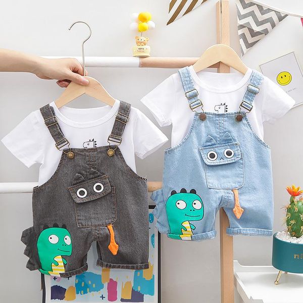 summer denim overalls clothes set for baby boys o-neck t-shirt shorts 2 pieces/set short-sleeved infant children kids clothing, White
summer denim overalls clothes set for baby boys o-neck t-shirt shorts 2 pieces/set short-sleeved infant children kids clothing, White