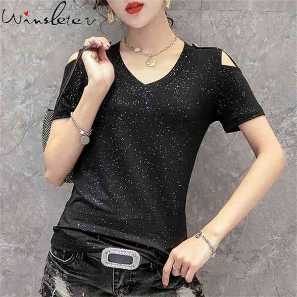 womens tee solid short sleeve polyester t shirts female casual cold shoulder all-matched trend tshirt mujer t05314b 210421, Black;gray
womens tee solid short sleeve polyester t shirts female casual cold shoulder all-matched trend tshirt mujer t05314b 210421, Black;gray