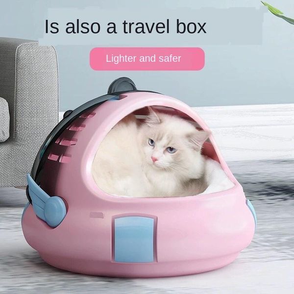 modern simple space cat's nest warm and deep sleep in winter semi enclosed kennel cat bag portable pet beds & furniture
modern simple space cat's nest warm and deep sleep in winter semi enclosed kennel cat bag portable pet beds & furniture