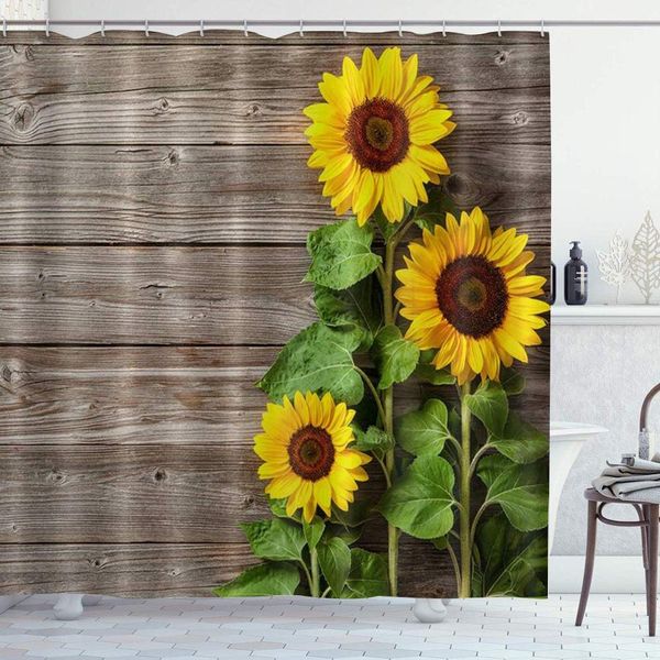 shower curtain set with 12 hooks,country style bright yellow flowers with green leaves on rustic wood board sunflowers,machine
shower curtain set with 12 hooks,country style bright yellow flowers with green leaves on rustic wood board sunflowers,machine