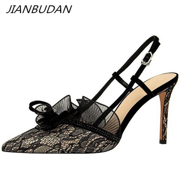 banquet high heel sandals brand design women's lace pumps 9cm fashion office shoes pointed toe, Black
banquet high heel sandals brand design women's lace pumps 9cm fashion office shoes pointed toe, Black