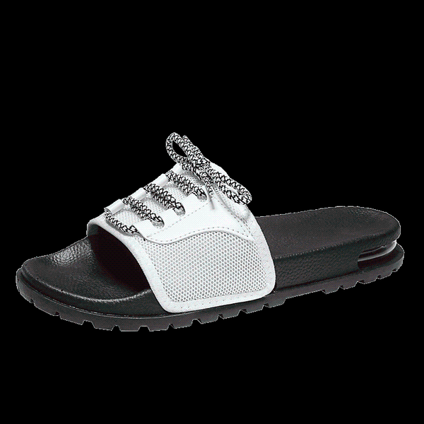 slippers fashion fluorescent slide men sandals with cushion indoor outdoor shoes summer leather mesh patchwork, Black
slippers fashion fluorescent slide men sandals with cushion indoor outdoor shoes summer leather mesh patchwork, Black