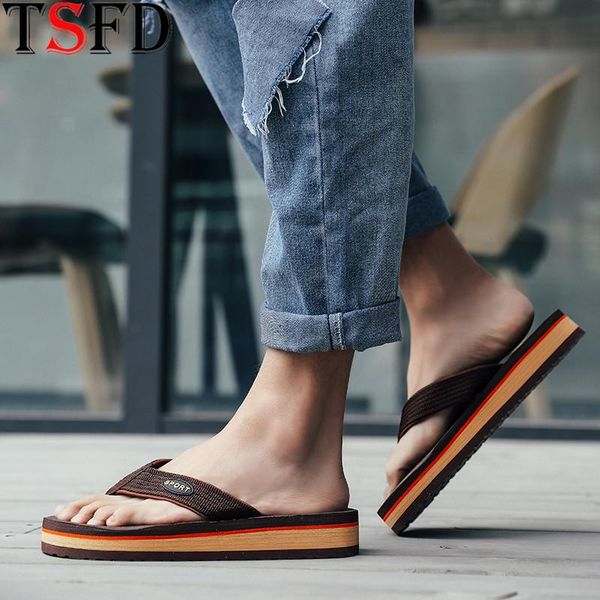 slippers comfortable platform men shoes outdoor soft indoor floor non-slip rubber flip flops fashion summer men's y25, Black
slippers comfortable platform men shoes outdoor soft indoor floor non-slip rubber flip flops fashion summer men's y25, Black