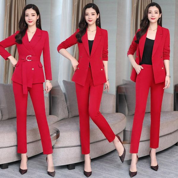 women's two piece pants 2021 autumn spring women pieces suits long sleeve blazer coat +long pencil trousers office lady 2 sets, White
women's two piece pants 2021 autumn spring women pieces suits long sleeve blazer coat +long pencil trousers office lady 2 sets, White