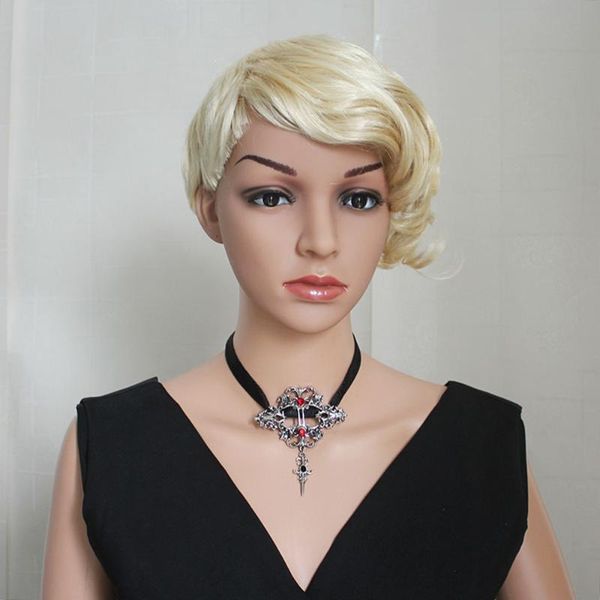 pendant necklaces girl punk necklace for simple black bud ribbon cross choker (red), Silver
pendant necklaces girl punk necklace for simple black bud ribbon cross choker (red), Silver