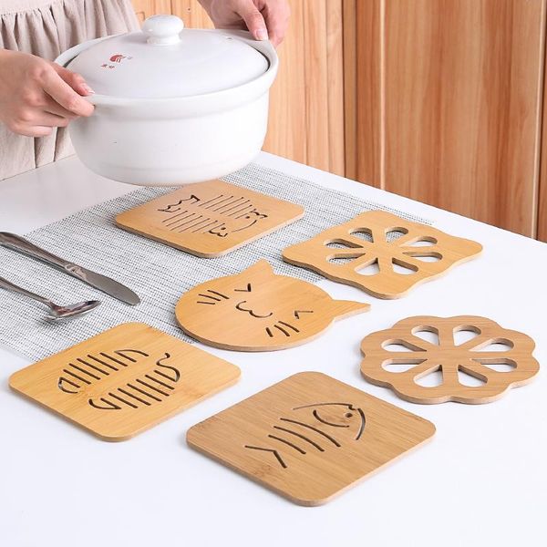 mats & pads creative hollow wooden placemat waterproof kitchen heat proof mat non-slip pot simple dining table cushion
mats & pads creative hollow wooden placemat waterproof kitchen heat proof mat non-slip pot simple dining table cushion