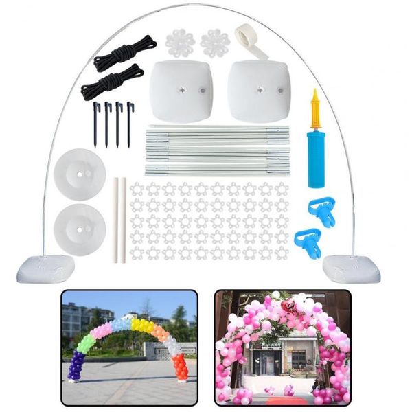 party decoration 1 set useful balloon holder durable lightweight 2 colors large size arch frame
party decoration 1 set useful balloon holder durable lightweight 2 colors large size arch frame